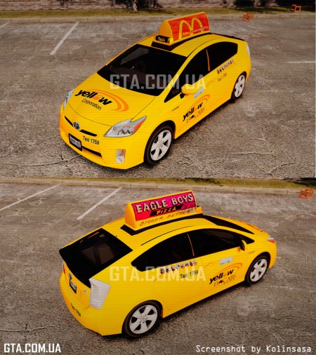 Toyota Prius 2011 Adelaide Yellow Taxi